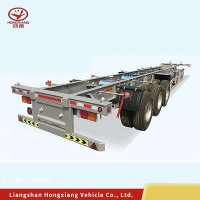 Aanpasbare kleur Skeleton Container Chassis Semi-trailer met immobilisatiesysteem
