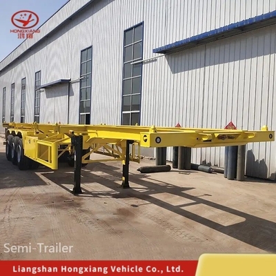 3 assen 40 ft Container Skeleton Chassis Semi-trailer voor gemakkelijk laden en lossen