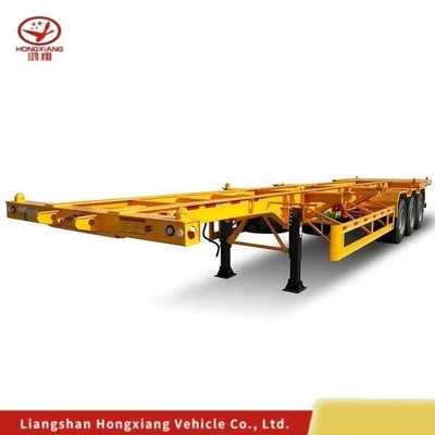 3 assen 40 ft Container Skeleton Chassis Semi-trailer voor gemakkelijk laden en lossen