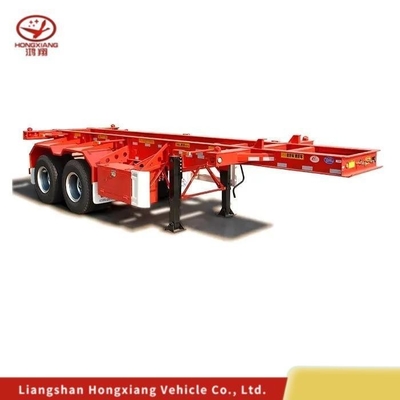 3 assen 40 ft Container Skeleton Chassis Semi-trailer voor gemakkelijk laden en lossen