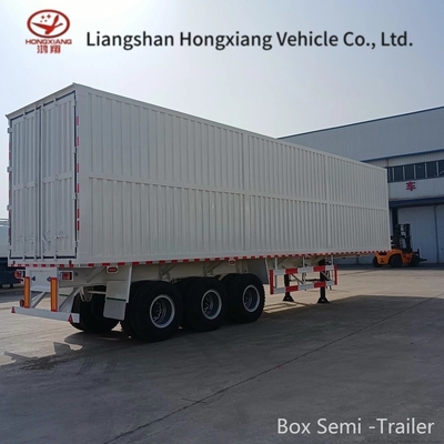 Semi-trailer van het type van de bestelwagen voor het transport van lange voertuigen 40ft Cage Van Trailer
