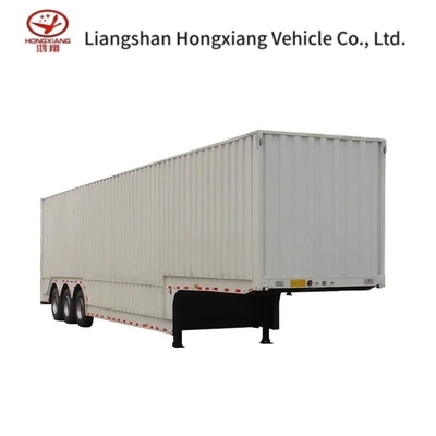 Niet-zelfdumping 3as 45FT 53FT Dual Air Brake System Droog busje type Box Semi-trailer
