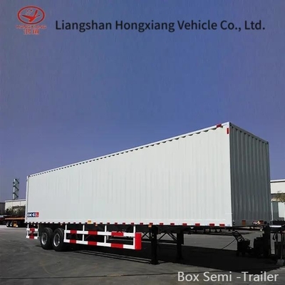 Niet-zelfdumping 3as 45FT 53FT Dual Air Brake System Droog busje type Box Semi-trailer