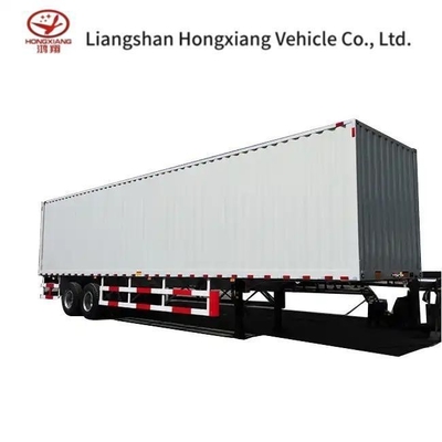 Niet-zelfdumping 3as 45FT 53FT Dual Air Brake System Droog busje type Box Semi-trailer