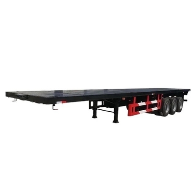 3-assige 40t60t platbed-trailer voor vrachtwagens geschikt voor klantvereisten
