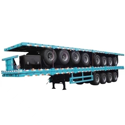 3-assige 40t60t platbed-trailer voor vrachtwagens geschikt voor klantvereisten