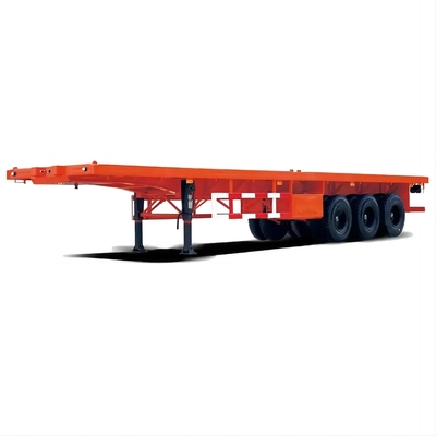 3 asselige platte trailers voor 20 voet 40 voet container half-trailers en aanpassing