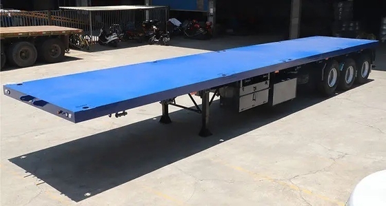 3 asselige platte trailers voor 20 voet 40 voet container half-trailers en aanpassing