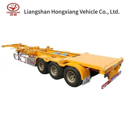 40FT Tri-Axle Container Skeleton Halve aanhangwagen Aanpassing voor containervervoer