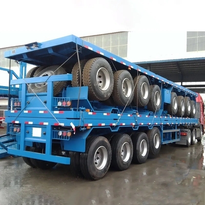 3 as 20 FT 40 FT Marine Container Flatbed Trailer Semi-trailer met aanpassing