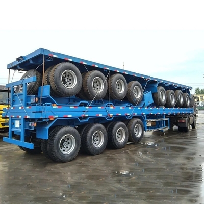 3 as 20 FT 40 FT Marine Container Flatbed Trailer Semi-trailer met aanpassing