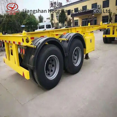 Gemiddeld vrachttrailer met aanpasbare skelethalftrailer en gooseneck