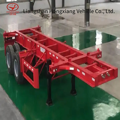 Container skelet bulk cement half-trailer geschikt voor verschillende industrieën