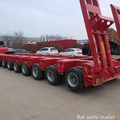 50 ton platdek aanhangwagen 20FT 40FT 45FT 53 voet container chassis platbed half aanhangwagen