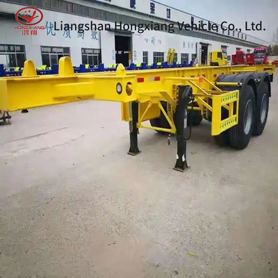Skelet Chassis Halve aanhanger met 8 sets Twist Locks Grade Medium Duty Customization