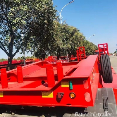 Bouwmaterialen en landbouwmachines 13m trailer plat bed met 8.12.16 banden