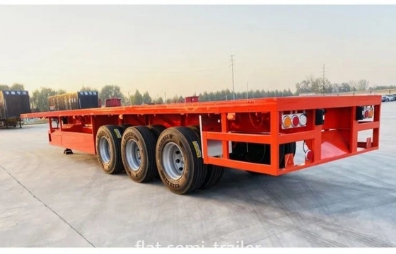 Tegenarm Type 3/4/5 Assen 60 Ton 40FT Aanhangwagen Container Truck Flat Bed Semi-aanhangwagen