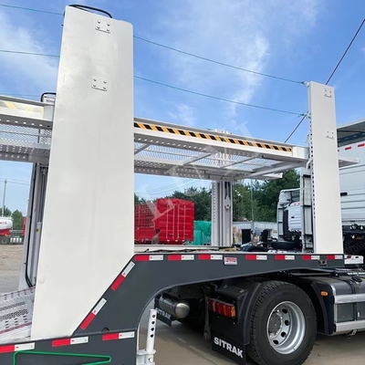 2-assig laadvoertuig Vervoer Halve aanhangwagen voor het vervoer van commerciële producten