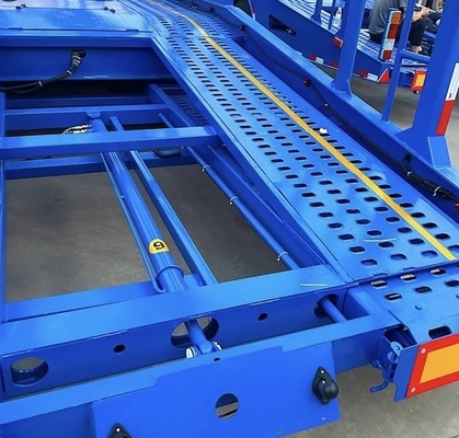 2 assen 80 ton Autotransport Truck middot Trailer voor zwaar staal vervoer