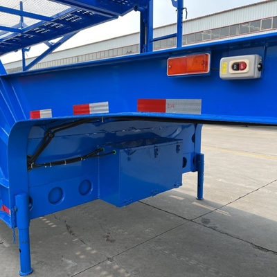 2 assen 80 ton Autotransport Truck middot Trailer voor zwaar staal vervoer