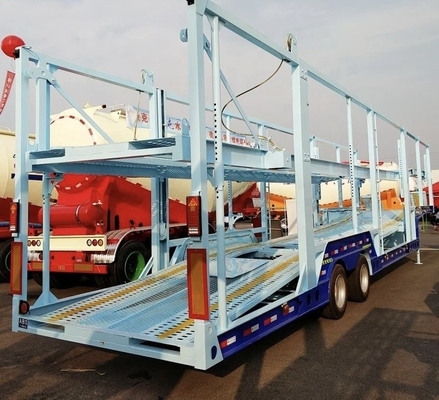 EHL9400Z 2-assige dubbele verdiepingswagentrailer Halve aanhangwagen met 1820 mm loopvlak