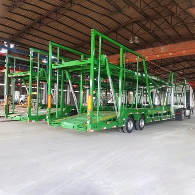 2/3-as Twin City 8 Auto Transport Semi-trailer met ABS anti-blokkeringrem systeem