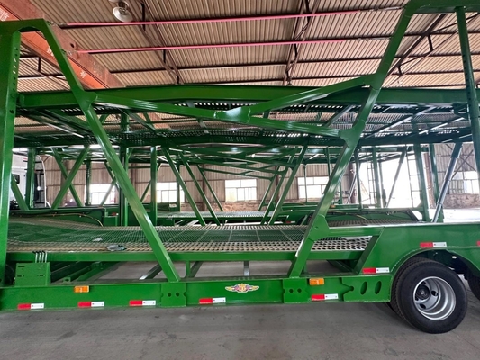 2/3-as Twin City 8 Auto Transport Semi-trailer met ABS anti-blokkeringrem systeem