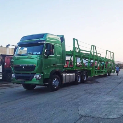 2/3-as Twin City 8 Auto Transport Semi-trailer met ABS anti-blokkeringrem systeem