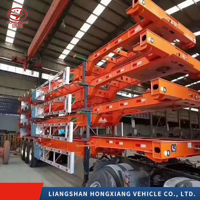 Direct verkoopt container chassis skelet aanhangwagens met multi-link ophangsystemen