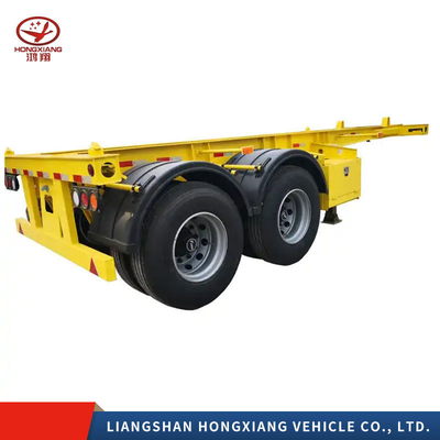 8/12/16 Bandnummer Containerchassis in kleur voor het vervoer van containers