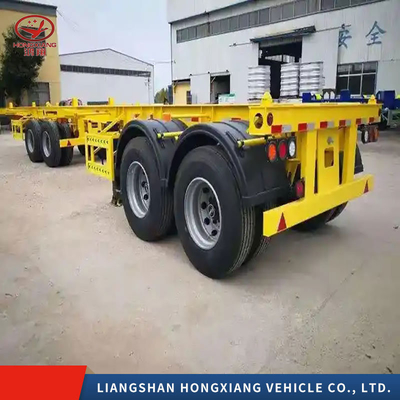 8/12/16 Bandnummer Containerchassis in kleur voor het vervoer van containers