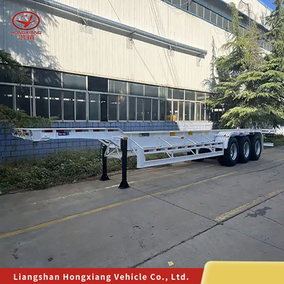 Skeletten hek Container Car Carrier Dump Semi-trailer Truck Semi-trailer in kleur