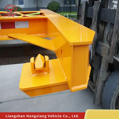 Verstopping Dual Line Braking System 5,5 ton gegalvaniseerd Dock Skeleton Semi-trailer