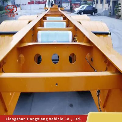 Verstopping Dual Line Braking System 5,5 ton gegalvaniseerd Dock Skeleton Semi-trailer